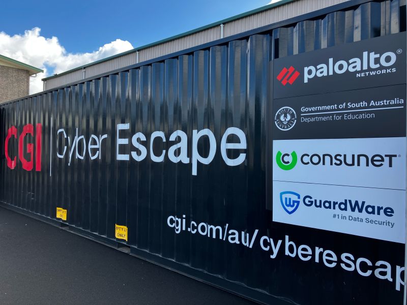 Proudly supporting CGI Cyber Escape Room in Millicent